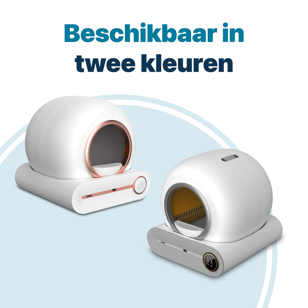 Automatische Kattenbak - Zelfreinigend - Met App en Touchscreen - Rosekleurig