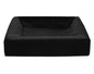 Bia Bed Royal Fluweel Hoes Hondenmand Zwart