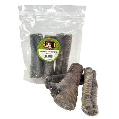 Petsnack Buffelslurf Gevuld