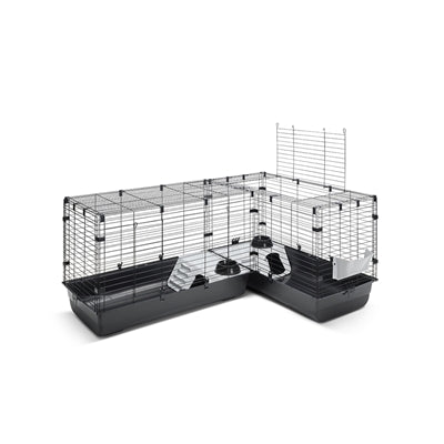 Savic Clubix Corner Knaagdierkooi Zwart