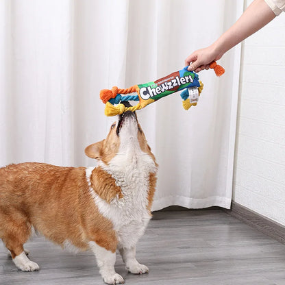 Kauwkoord voor Honden – Gevlochten Touwspeelgoed voor Tandreiniging & Speelplezier
