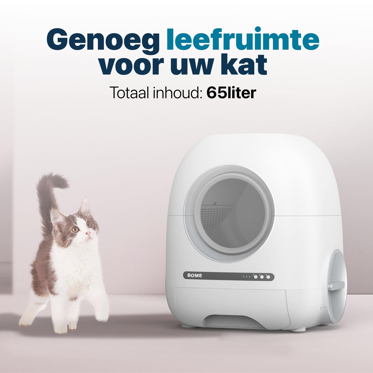 Automatische Kattenbak met Camera en App - Zelfreinigende Kattenbak