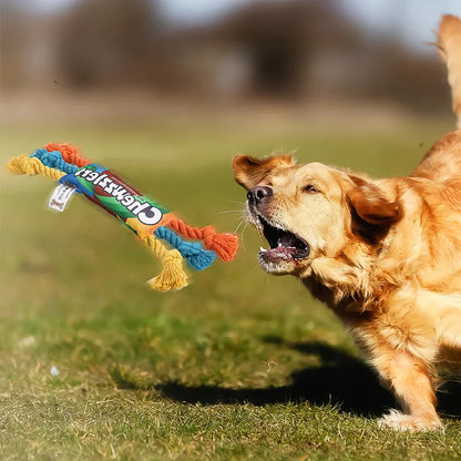 Kauwkoord voor Honden – Gevlochten Touwspeelgoed voor Tandreiniging & Speelplezier