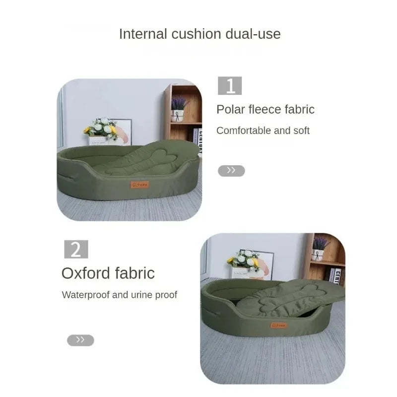 Hondenbed ovaal